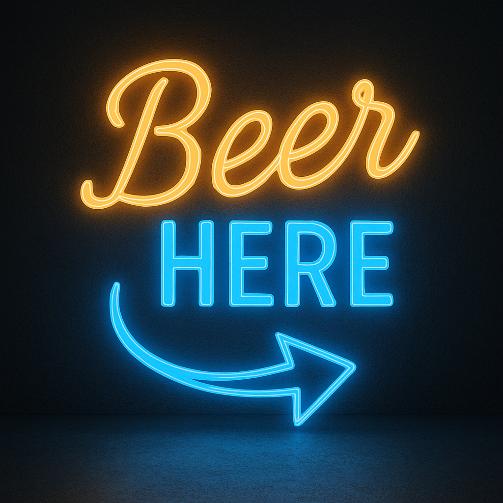 Beer Here Neon sign