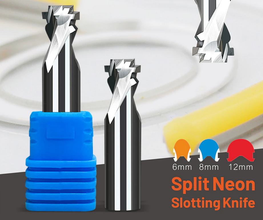 6mm Neon CNC Cutting Tool | Endmill for Silicone & Acrylic