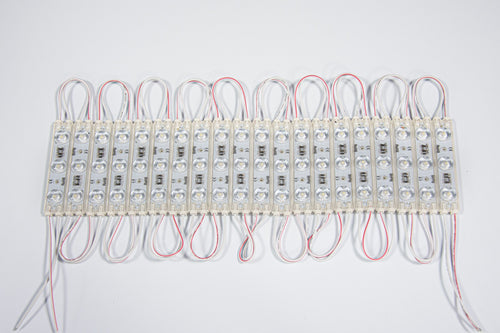 3 LED SMD2835 6500K Module 1.5W | IP67 Waterproof | 20-Pack

