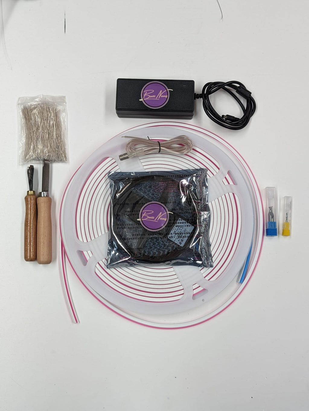 LED Gen 2 Starter Kit | Split Neon 6mm | Complete Neon Sign Kit
